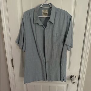 Tasso Elba island button down short sleeve shirt